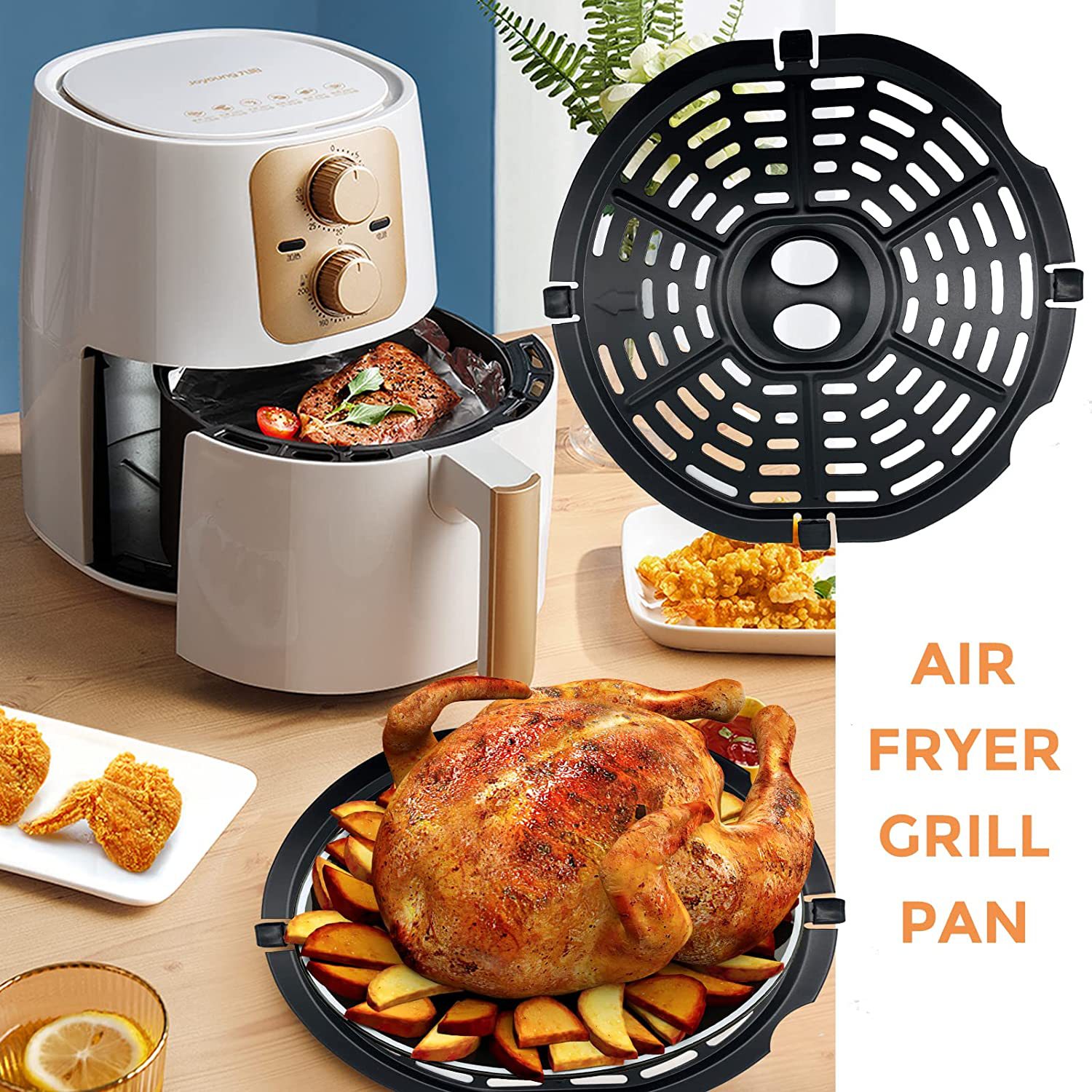 Kitchen Oven Baking Pans - Airfryer sepeti değiştirme ızgara tavası fırın