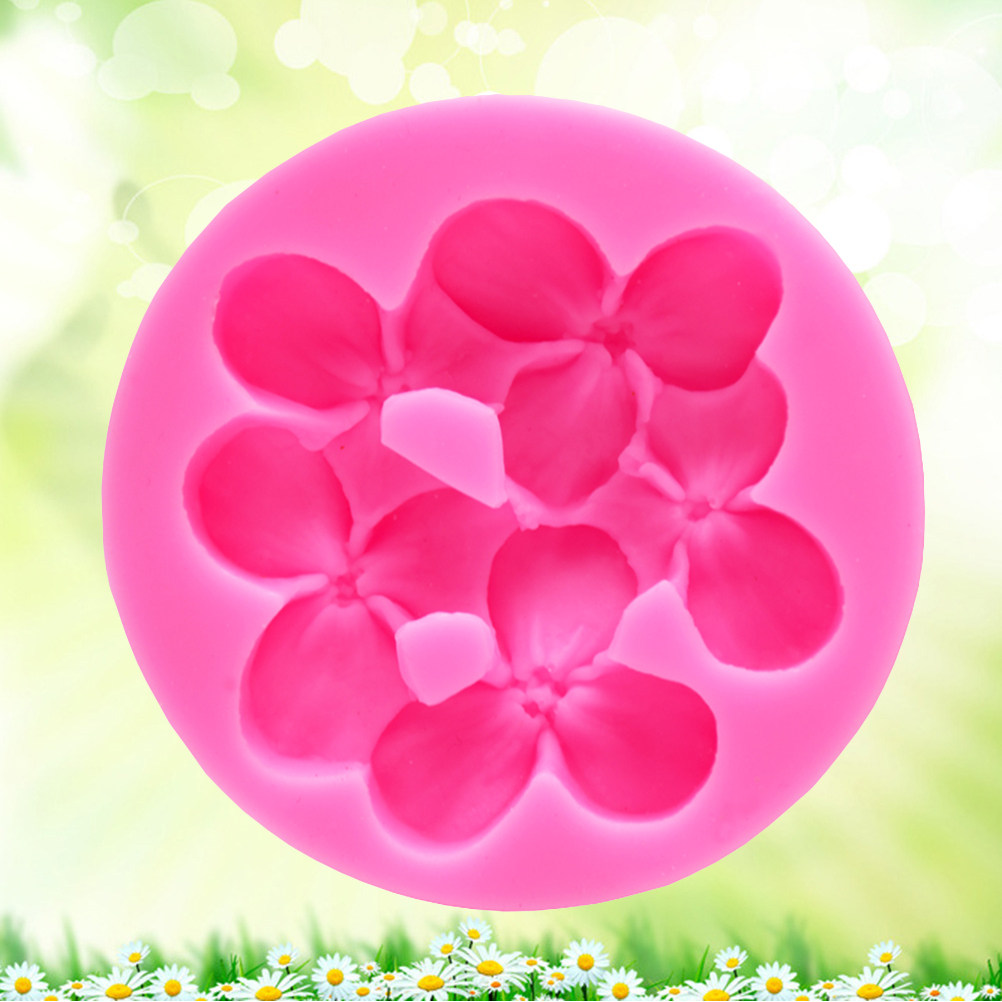 Silicone Cake Mold - Silikon Fondan Kalıbı Ortanca Pembe Toksik