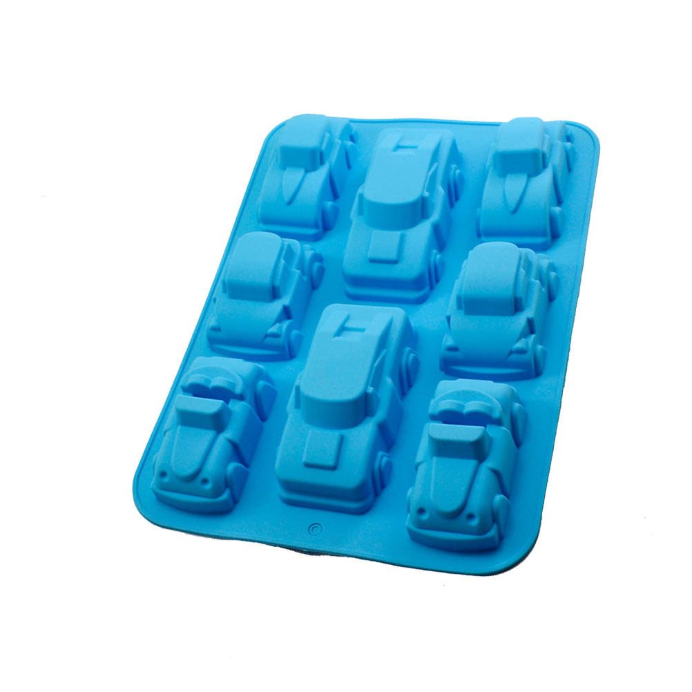 Silicone Cake Mold - Silikon Araba Şeklinde Çikolata Fondan Bisküvi