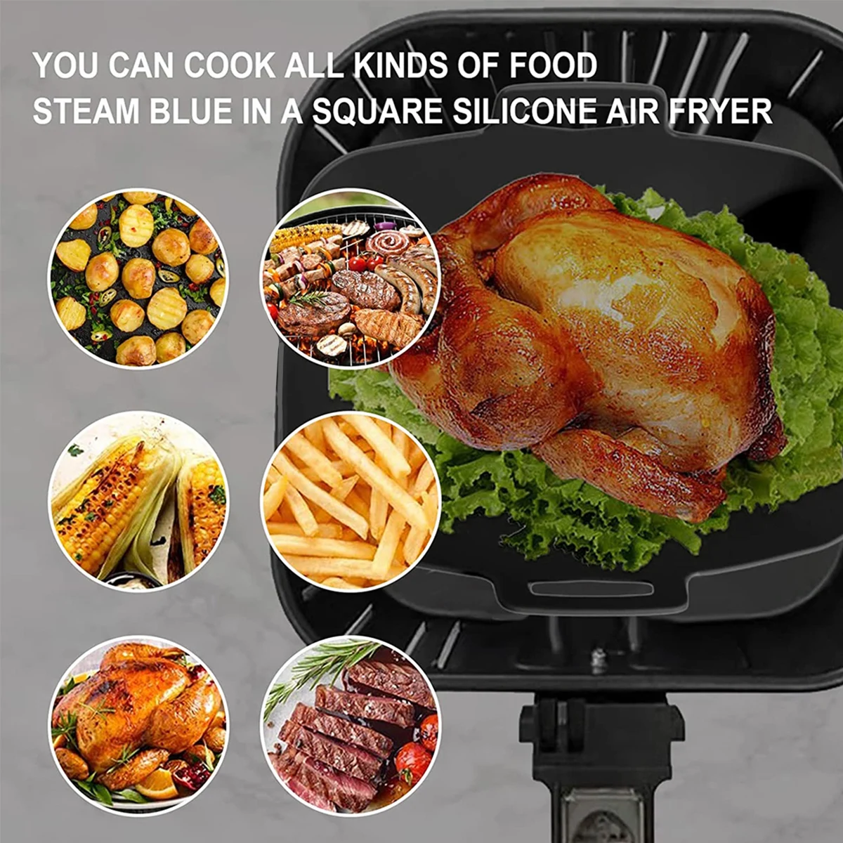 2 adet Hava Fritöz Silikon Ast - Kitchen Oven Baking Pans incelemesi ve fiyatı