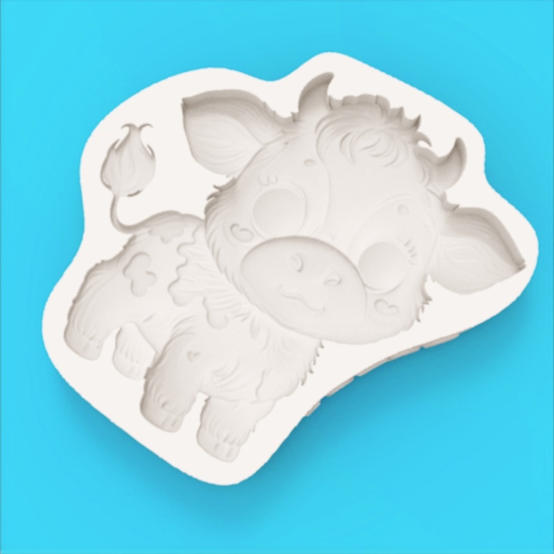 Sevimli İnek Şekilli Kalıp Kar - Silicone Cake Mold incelemesi ve fiyatı