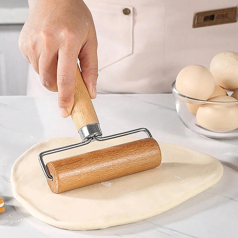 1 Adet Ahşap Oklava, Pizza ve  - Kitchen Roll Baking incelemesi ve fiyatı