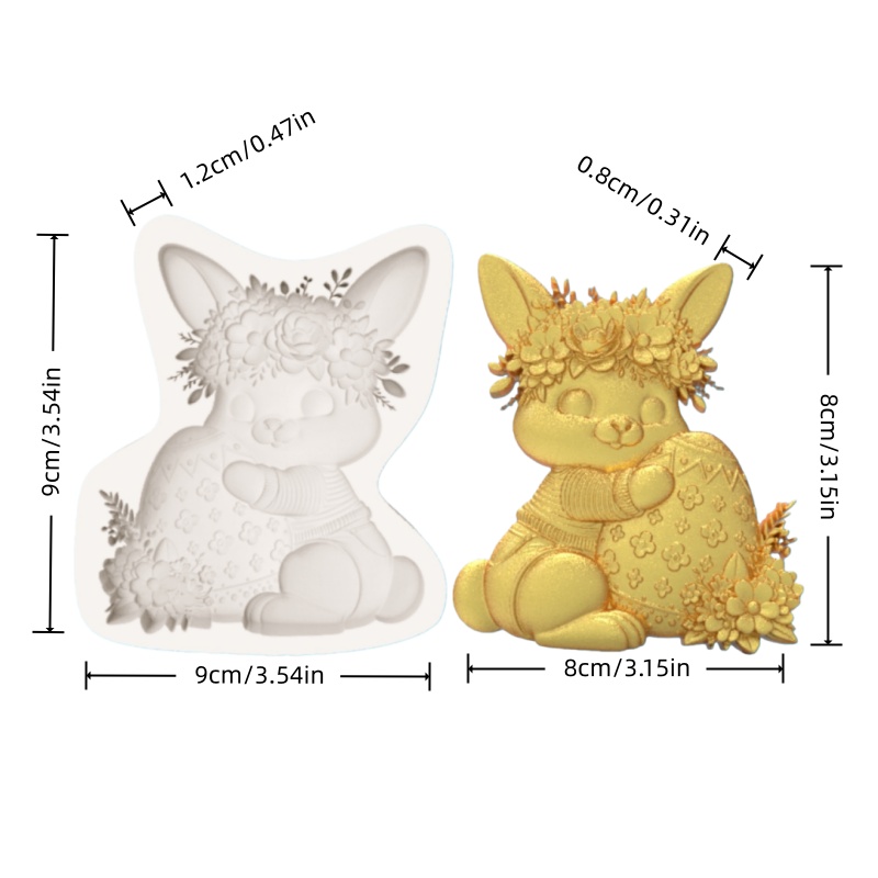 Paskalya Çelengi Tavşanı Silik - Silicone Cake Mold incelemesi ve fiyatı