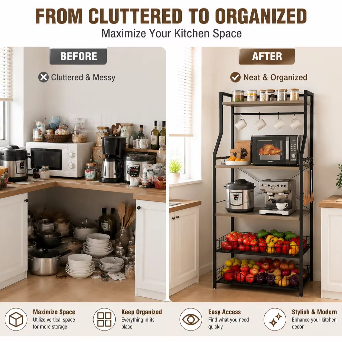 5 Katmanlı Mutfak Rafı, Mikrod - Kitchen Baking Rack incelemesi ve fiyatı