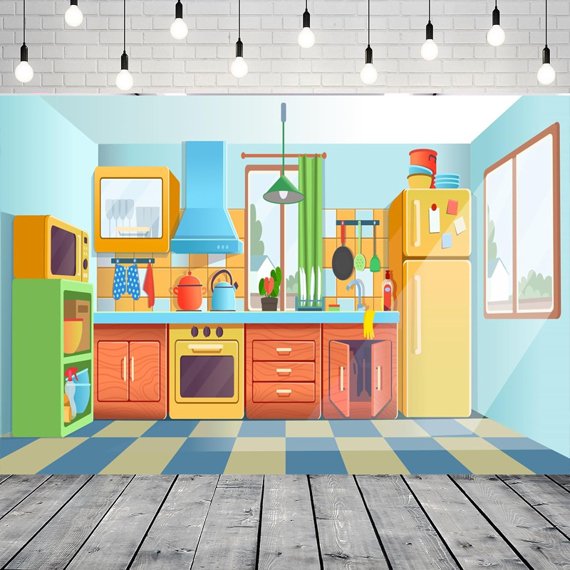 Fotoğraf arka fonu çocuklar iç - Kitchen Baking Background incelemesi ve fiyatı