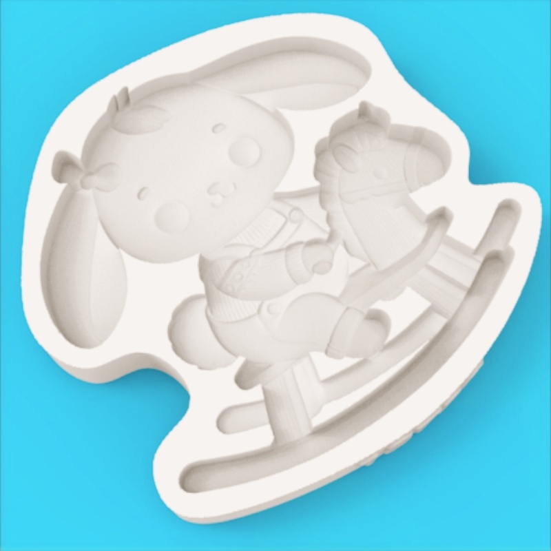Ahşap At ve Sallanan Araba içi - Silicone Cake Mold incelemesi ve fiyatı