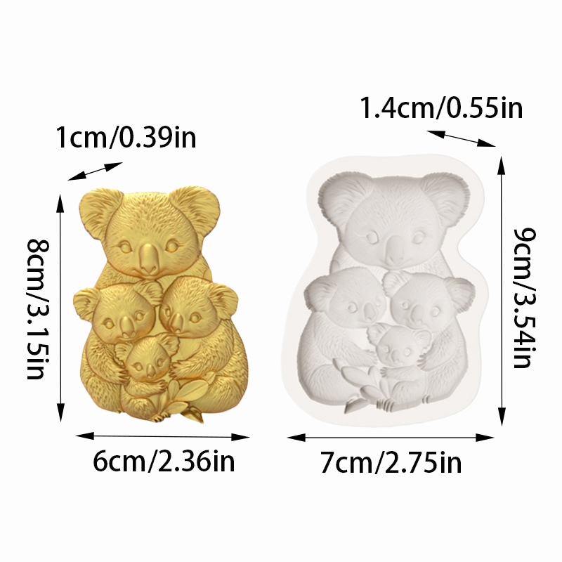 Koala Ailesi Silikon Pişirme K - Silicone Cake Mold incelemesi ve fiyatı