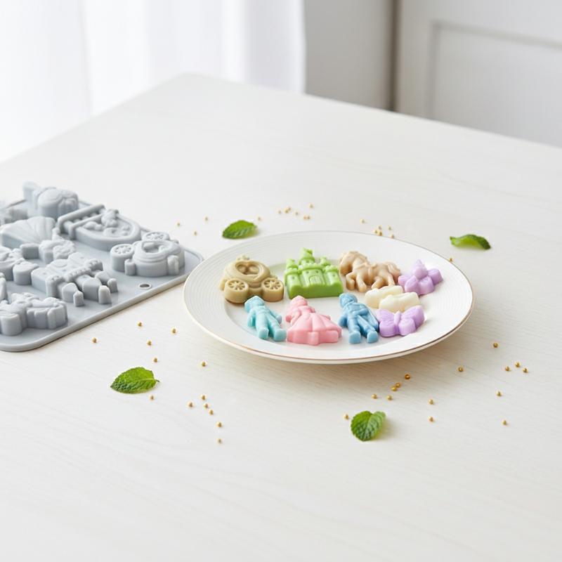 12 Bölmeli 3D Yaylı Kale Atı S - Silicone Cake Mold incelemesi ve fiyatı