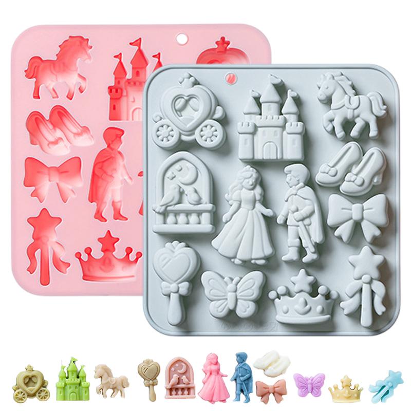 12 Bölmeli 3D Prens Prenses Si - Silicone Cake Mold incelemesi ve fiyatı