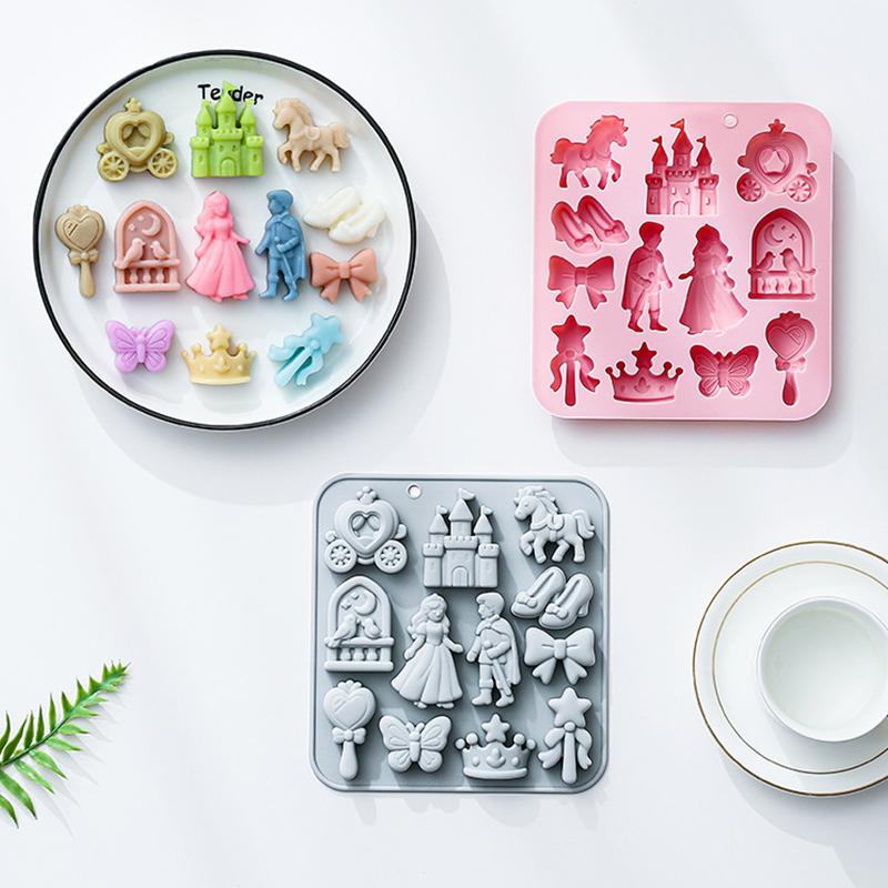 12 Bölmeli 3D Prens Prenses Si - Silicone Cake Mold incelemesi ve fiyatı
