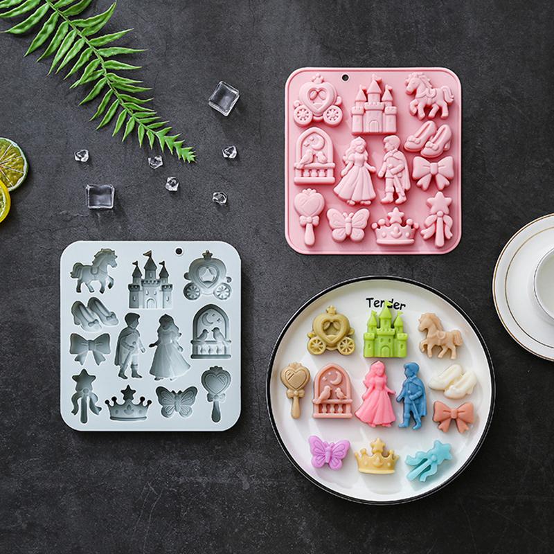 12 Bölmeli 3D Prens Prenses Si - Silicone Cake Mold incelemesi ve fiyatı