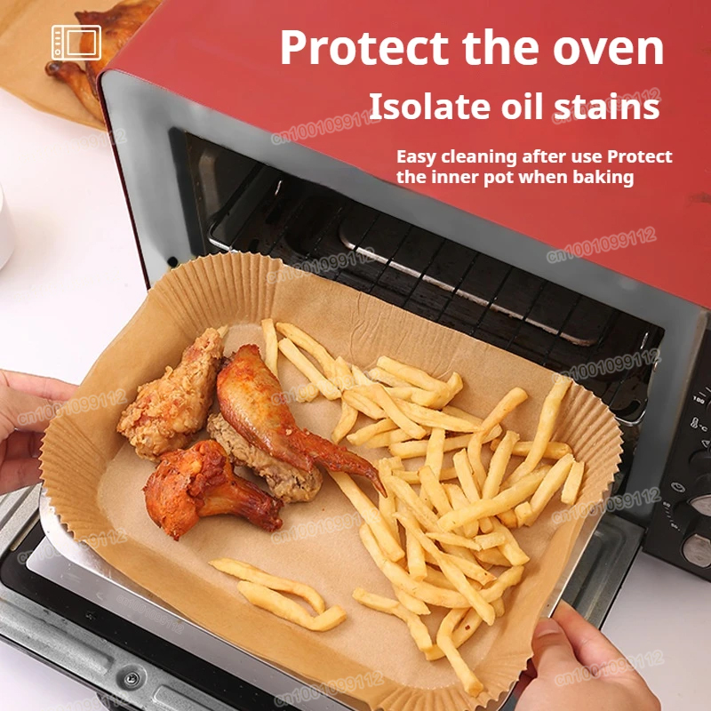100/50 adet dikdörtgen hava fr - Kitchen Oven Baking Pans incelemesi ve fiyatı