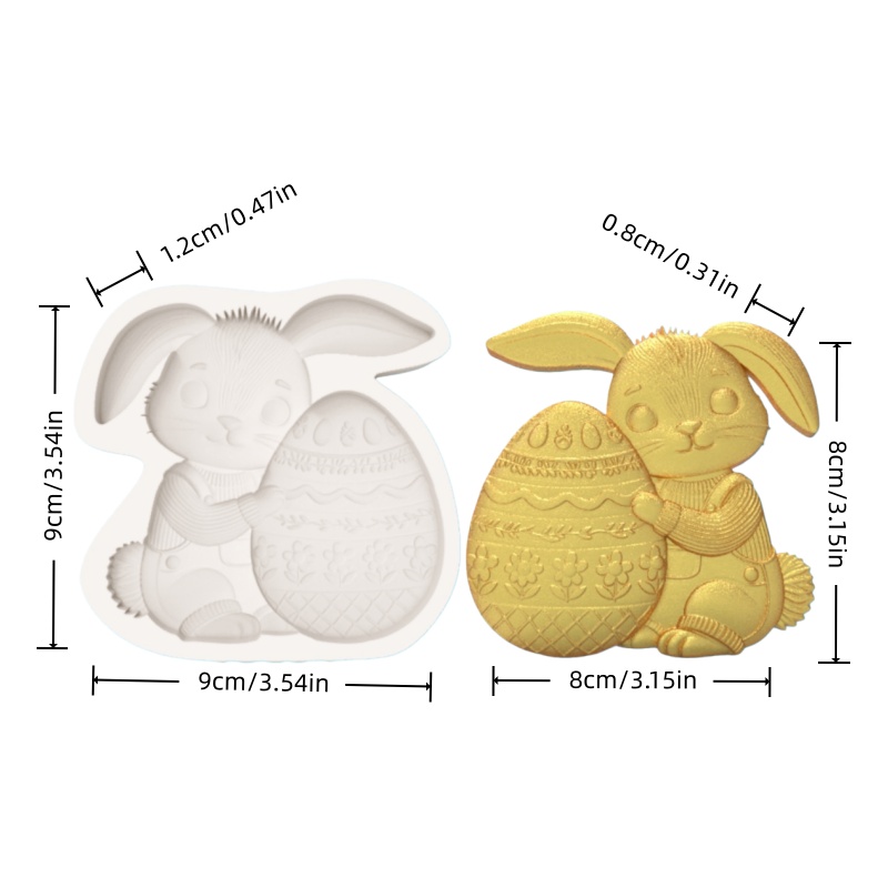 Paskalya Yumurtası Tutan Tavşa - Silicone Cake Mold incelemesi ve fiyatı